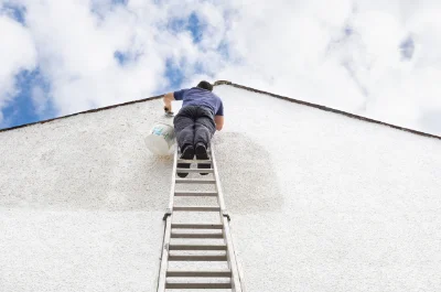 Peinture extérieure à Pélussin — façades et ravalement